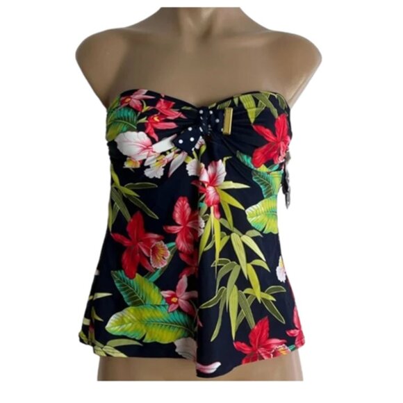 Tommy Hilfiger Other - Tommy Hilfiger Tropical Tankini Swim Top NEW